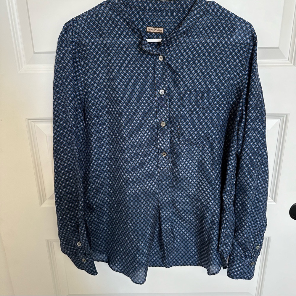 Maliparmi Silk Blouse Size 46